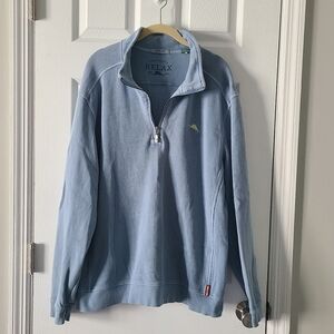 SALE! Tommy Bahama Relaxed Fit Quarter Zip Pullover